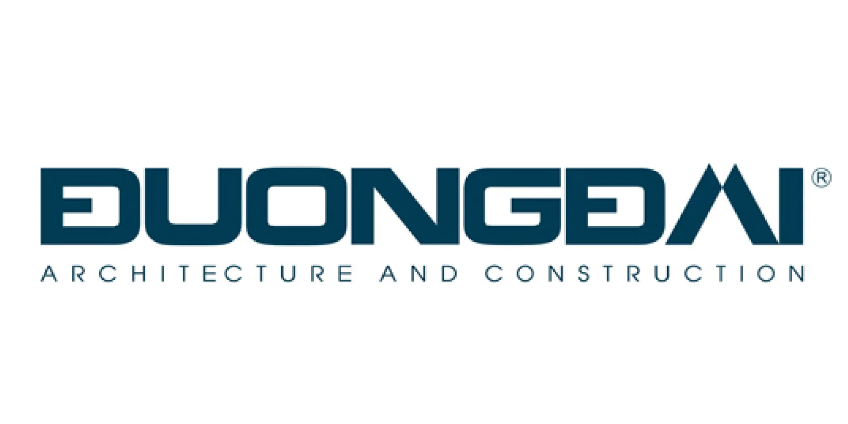 Duong Dai architecture and construction logo which has full name of the company
