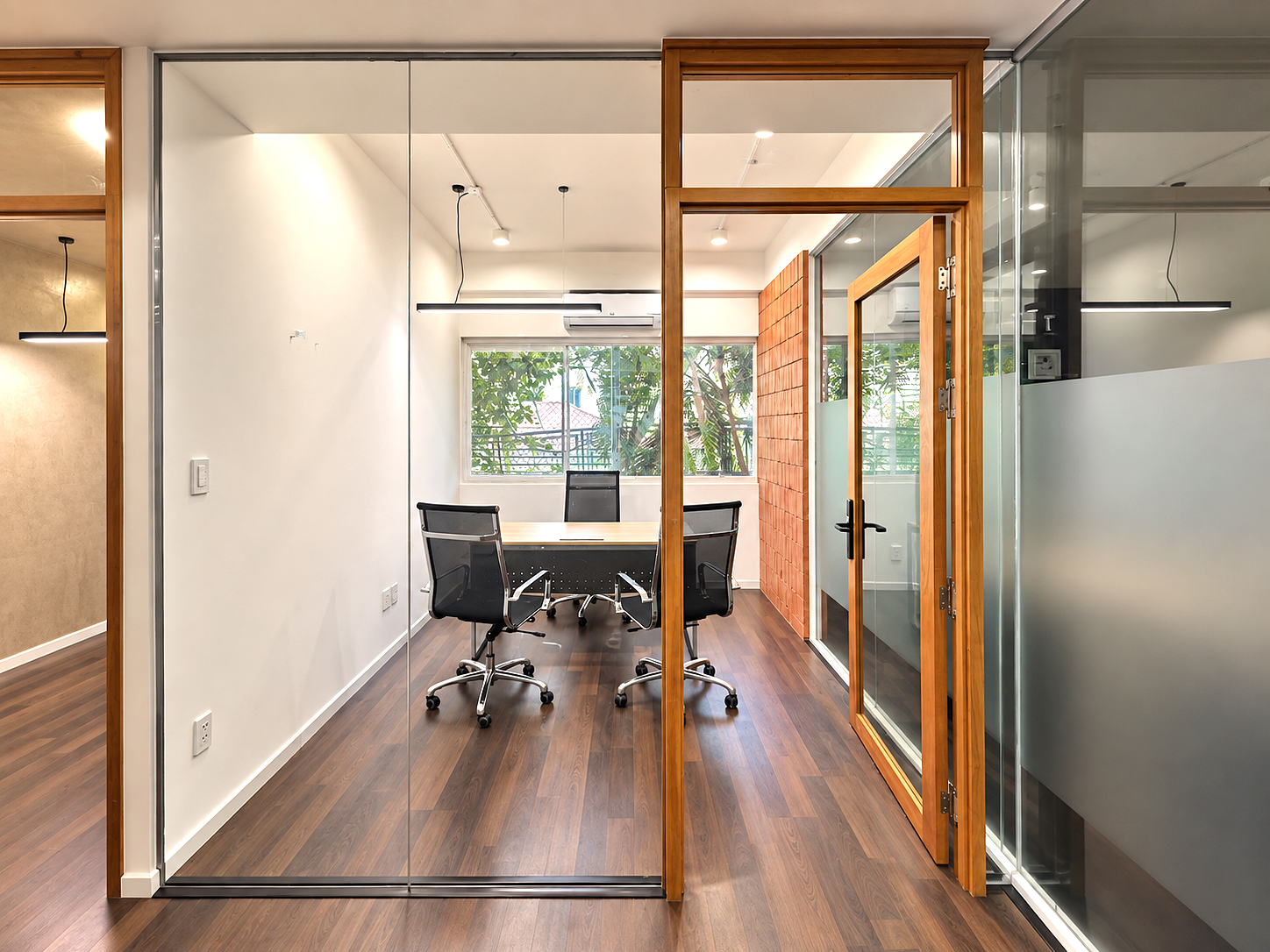 Dedicated desk area